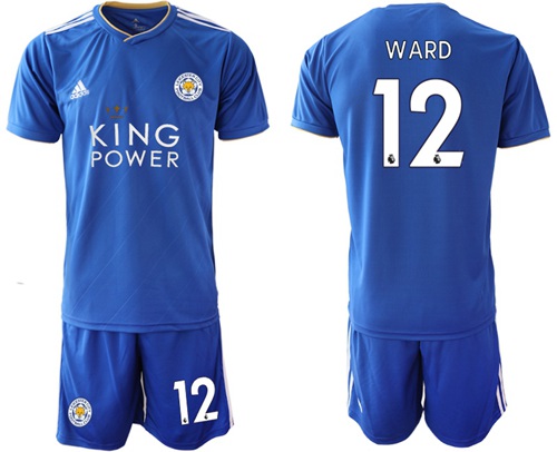 Leicester City #12 Ward Home Soccer Club Jersey